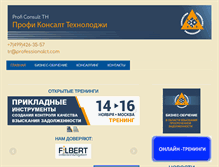 Tablet Screenshot of professionalct.com